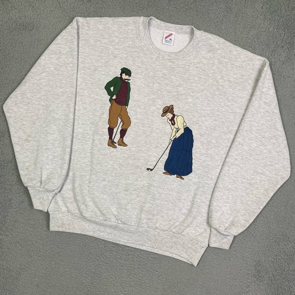 American Vintage Other - Vintage 90s golfing sweatshirt